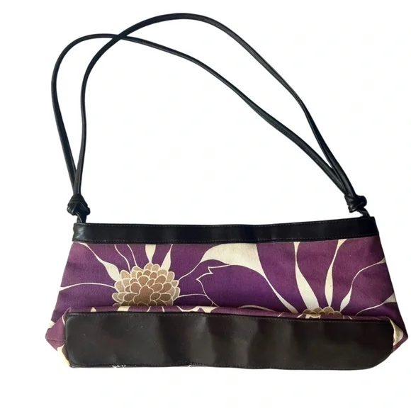 Vintage y2k early 2000s Victoria’s Secret floral baguette shoulder bag - Picture 2 of 4